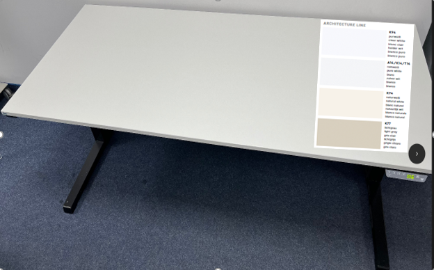 Auf Anfrage Sonderfarben Elektr. Höhenverstellbarer Schreibtisch ACTIVA 180x80