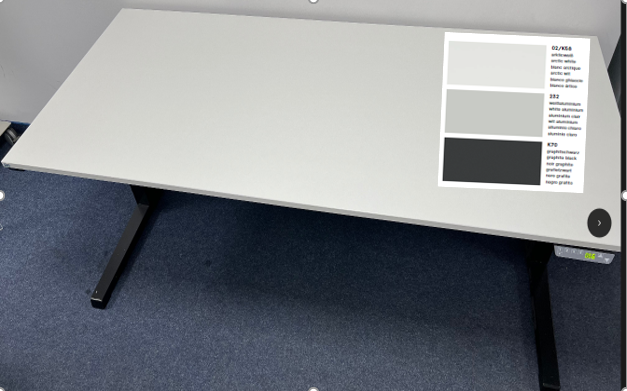 Auf Anfrage Sonderfarben Elektr. Höhenverstellbarer Schreibtisch ACTIVA 180x80