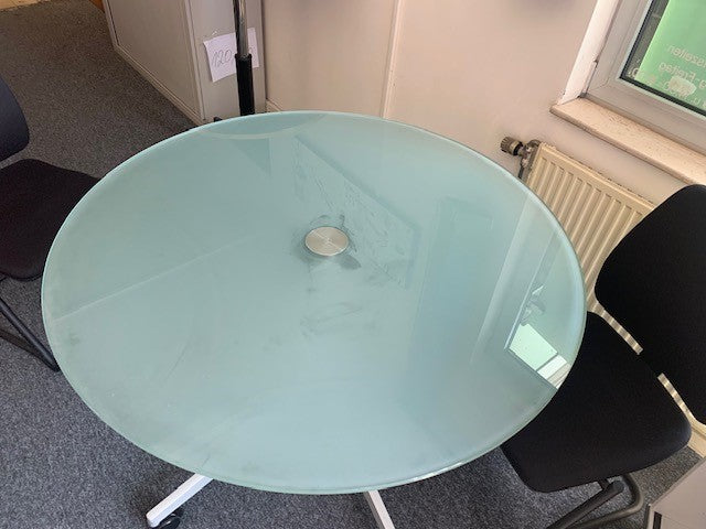 Steelcase Besprechungstisch/Konferenztisch Glas Ø120