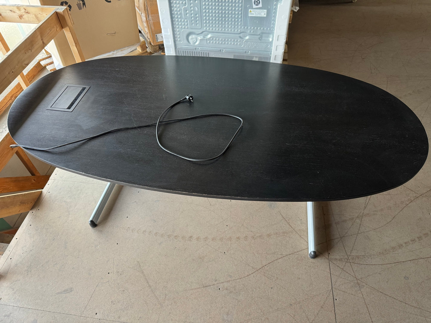Steelcase Schreibtisch/ Besprechungstisch Schwarz 240x120
