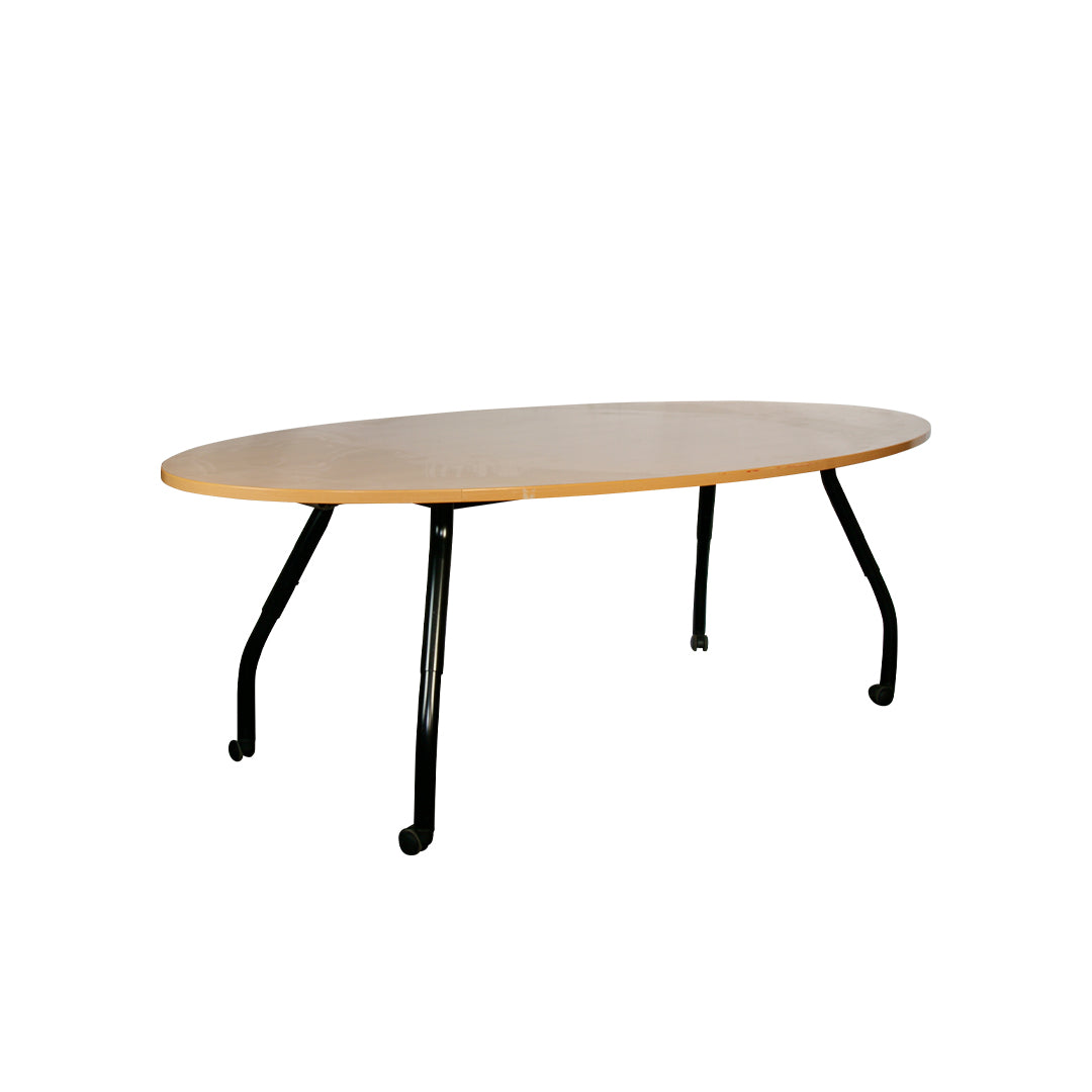 Steelcase Besprechungstisch Oval 1,80 Meter Buche