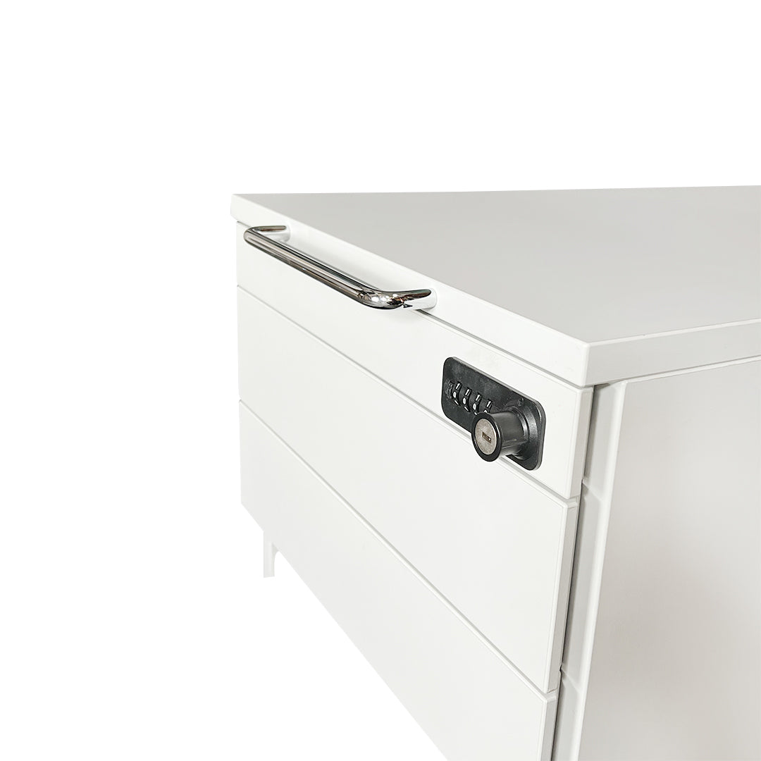 VS- Rollcontainer weiß mit Zahlenschloss