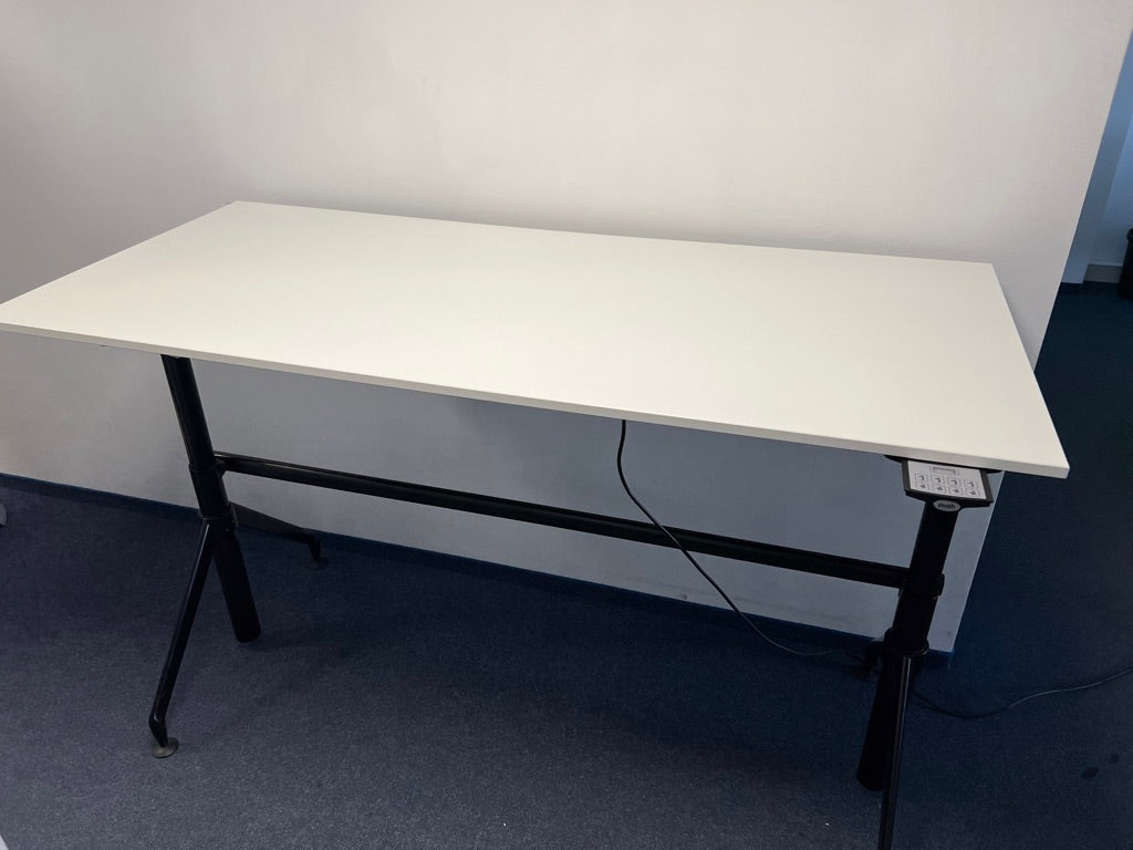 Elektr. Höhenverstellbarer Schreibtisch Yoyo (weiß) 180x80